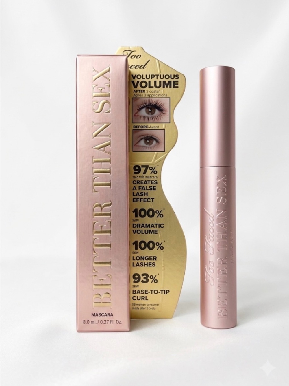 Too Faced Better Than Sex Mascara - Rose Gold